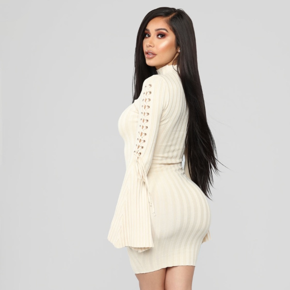Brand new Fashion Nova long sleeve sweater dress!